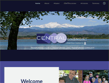 Tablet Screenshot of centralongmont.net
